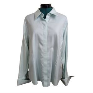 Liz Claiborne Ribbed Button-down